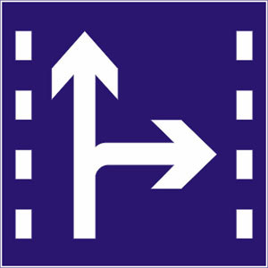 方向|直行和右转标志-价格|材质|规格|厂家-道路交通标志选上海畅为