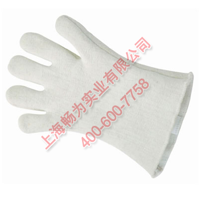 高温200度白色密织手套