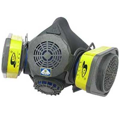 思创ST-M60X-3 橡胶双罐防毒面具