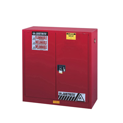 Justrite杰斯瑞特893031红色可燃液体安全柜151升容积40加仑
