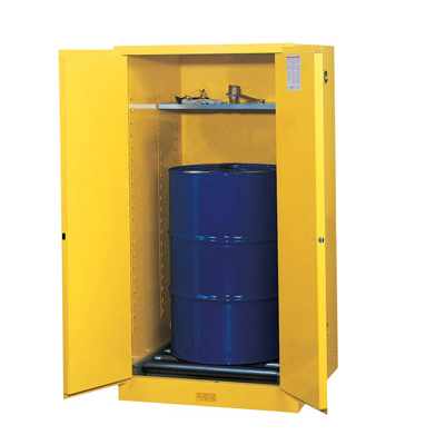 Justrite杰斯瑞特896260 黄色立式易燃储存安全柜
