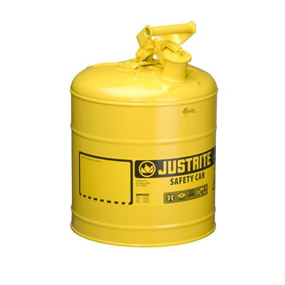 Justrite杰斯瑞特7150200 19L I型安全罐易燃品存储安全罐