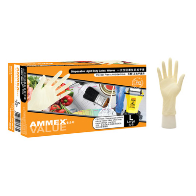 Ammex爱马斯 一次性乳胶手套