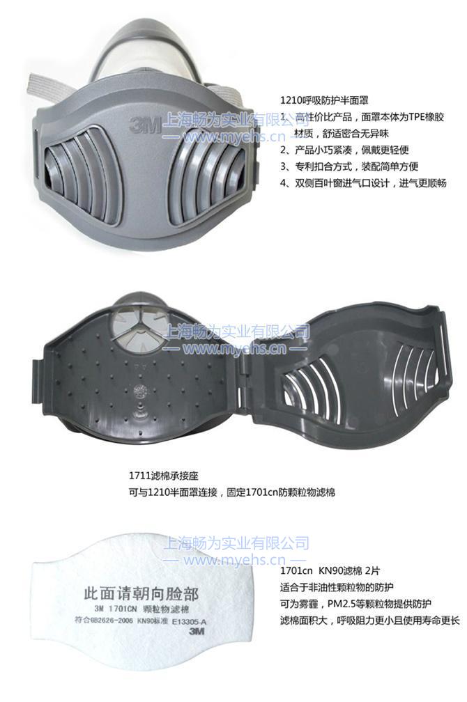 3M1211 颗粒物呼吸防护套装 产品展示