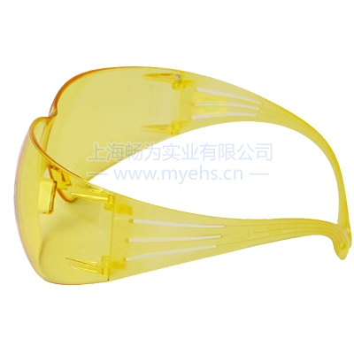 3M SF203AF SecureFit �����Ϸ����������ȫ�����۾�����ɫ��Ƭ��